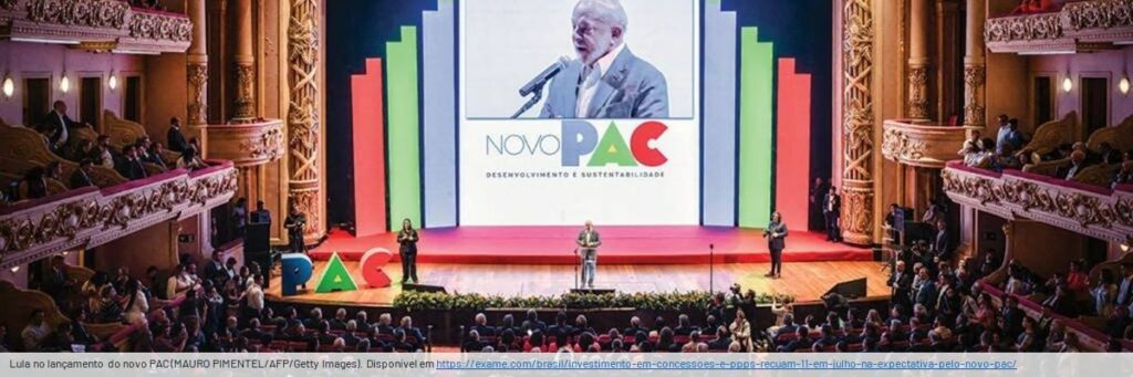 Lula no lançamento do novo PAC